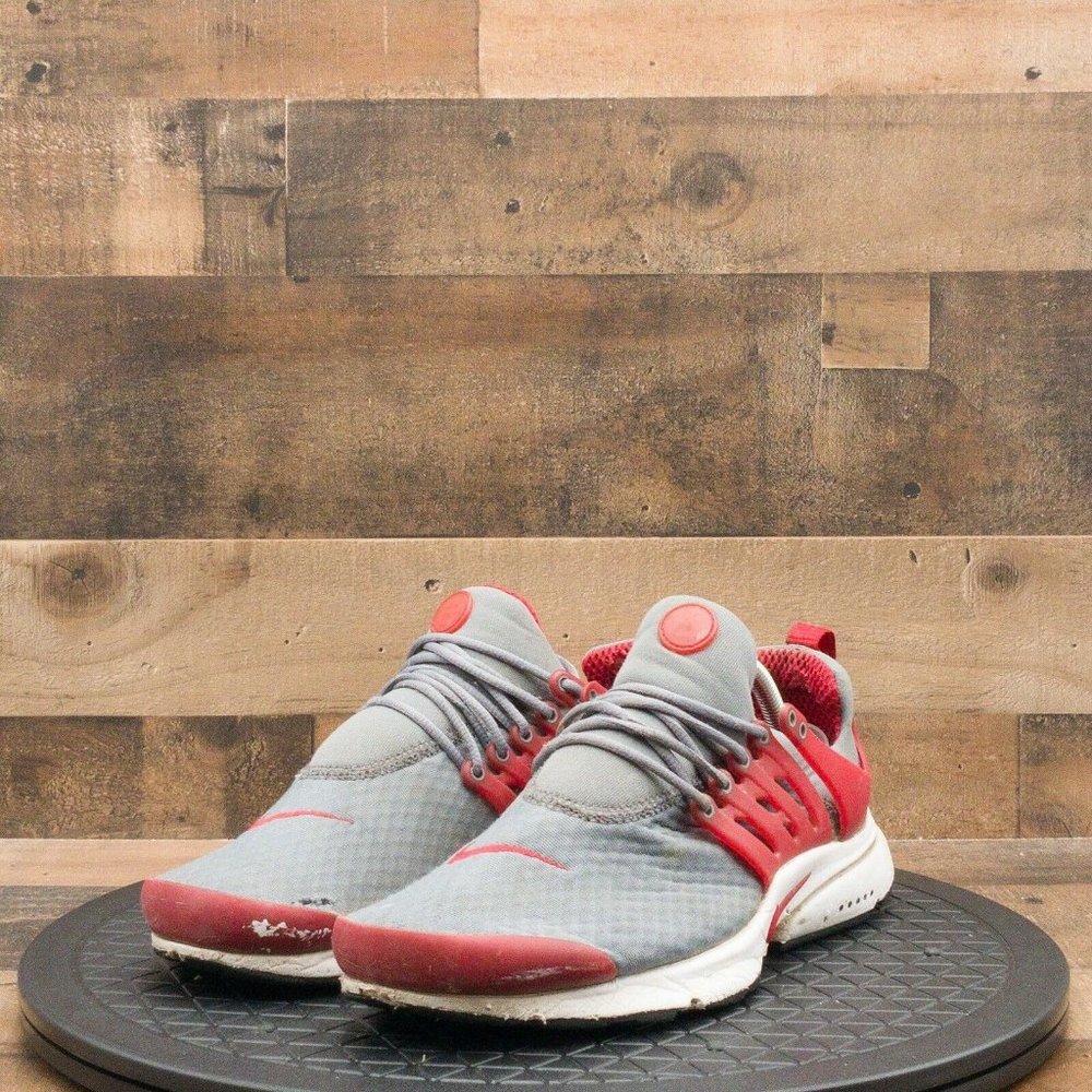 Nike Red and Gray Athletic Shoes